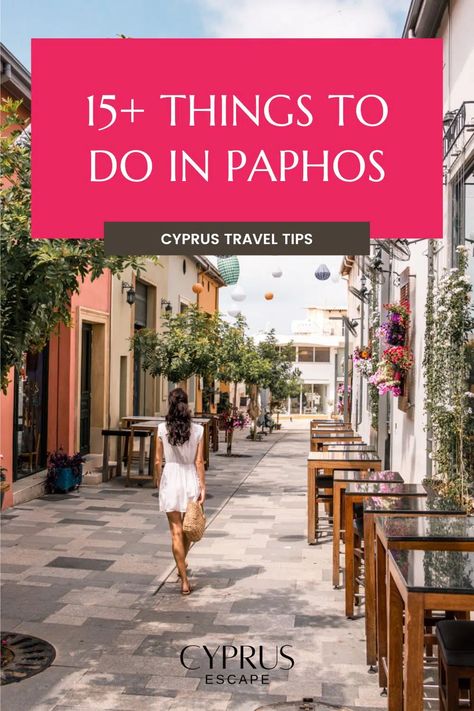 15+ Fabulous Things to Do & See in Paphos | Viva La Vita Paphos Cyprus Things To Do, Paphos Cyprus, Paphos, Hidden Gems, Cyprus, Vacation Spots, Travel Ideas, Places To See, Travel Tips