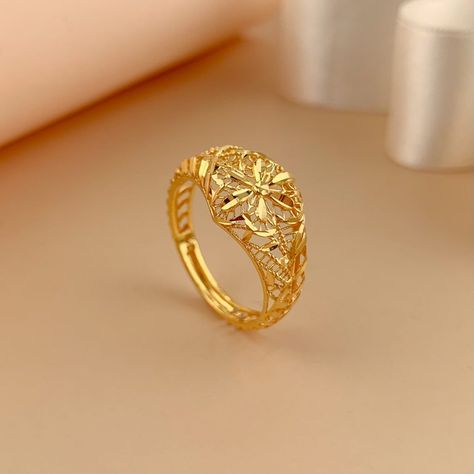 CINCIN 3D BUNGA Gold Ring For Women Design, 2 Gram Gold Ring Design For Women, New Gold Ring Designs For Women, Gold Ring Design For Women Latest Gold Ring Design For Women, Simple Gold Ring Designs Unique, Gold Rings Simple Unique, Gold Ring Designs Unique For Women, Ring Designs Gold For Women, Gold Ring Design For Women