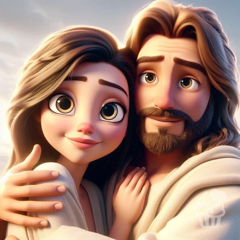 Jesus Cartoon Wallpaper, Blessed Wallpaper, Jesus Love Images, Christian Cartoons, Jesus Cartoon, Jesus Is Risen, Jesus Christ Painting, Worship Jesus, Jesus Christ Artwork