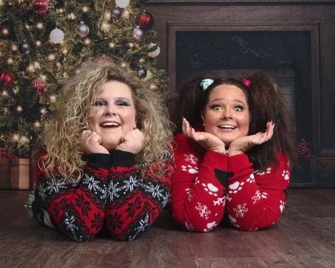 Jcpenny Photos, Christmas Pajamas Photoshoot, Pajamas Photoshoot, Awkward Family Photos Christmas, Sweater Photoshoot, Awkward Family Pictures, Awkward Family Christmas, Funny Photoshoot Ideas, Bestie Christmas