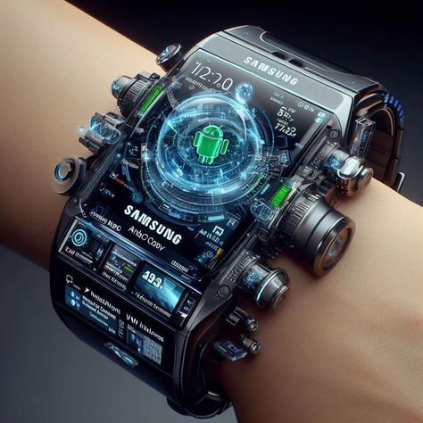 Futuristic Watches, Techno Gadgets, Future Technology Concept, Breitling Watches Mens, New Technology Gadgets, Future Tech, Watch Fashion, Phone Wallpaper For Men, Futuristic Technology