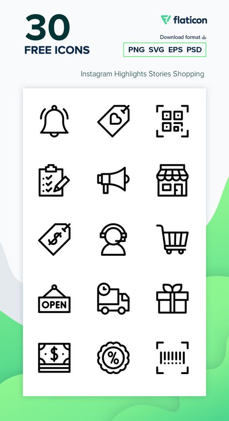 Instagram Highlights Stories Shopping Icon Pack Highlight Instagram Icons Online Shop, Online Shopping Icon, Backgrand Instagram, Highlights Story, Shopping Icon, Icon Ig, Graphic Communication, Purchase Icon, Free Icons Png