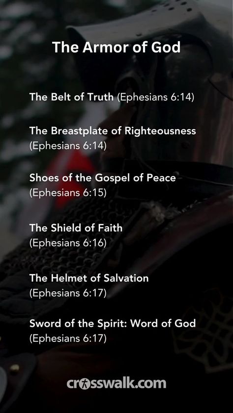 10K views · 293 reactions | Unveiling the Full Armor of God 🛡️🙏 Discover the significance and power of the Full Armor of God as described in Ephesians 6:10-18. Join us as we explore each piece and its spiritual meaning, equipping ourselves for the battles we face. 🛡️🙏 #ArmorOfGod #SpiritualWarfare #Ephesians6 #FaithInAction #DivineProtection #FaithJourney #SpiritualStrength #FaithInChrist #DivineShield #SpiritualPreparation #ChristianFaith #FaithInGod #SpiritualArmor #BibleVerseExplanation | Cro Eph 6:11 Armor Of God, Armor Of God Iphone Wallpaper, Put On The Full Armor Of God, Full Armor Of God Woman, Ephesians 6:10 Armor Of God, Armor Of God Prayer, Full Armour Of God, Gods Presence, The Whole Armor Of God