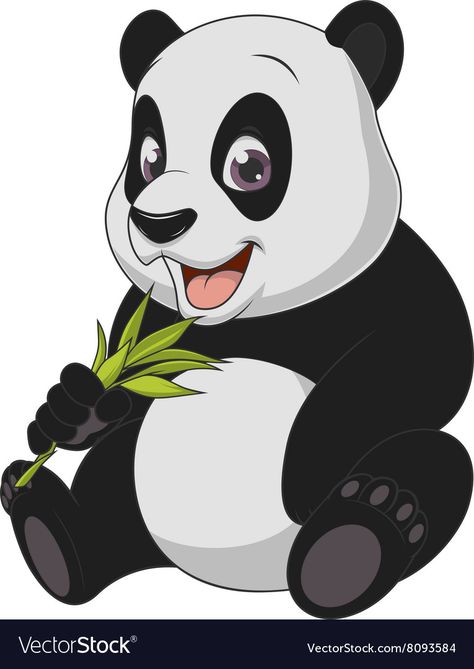 Draw Panda, Angry Dog, Bear Panda, Funny Pigs, Funny Bears, Panda Art, Dog Vector, Cute Funny Babies, Safari Theme