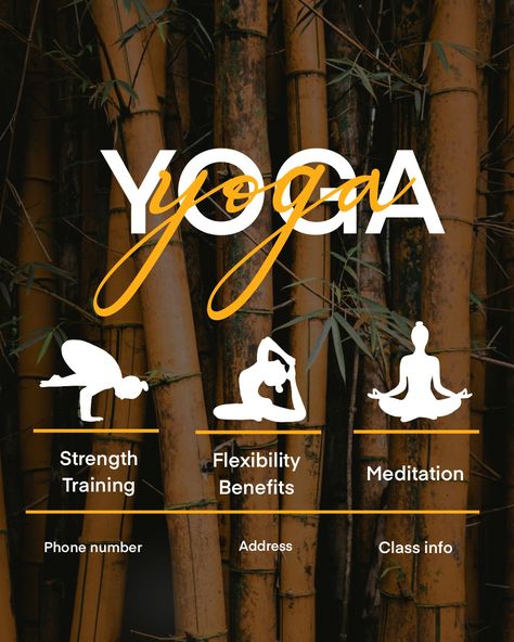 Yoga Promotional Poster, Poster For Yoga Classes, Yoga Class Advertisement, Yoga Class Poster Design, Yoga Poster Design Graphics, Yoga Creative Ads, Yoga Design Graphic, Yoga Classes Poster, Yoga Class Poster