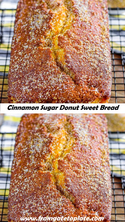 Specialty Breads, Sugar Bread, Sugar Donut, Cinnamon Sugar Donuts, Best Bread Recipe, Breakfast Sweets, Cinnamon Bread, Bread Machine Recipes, Bread Recipes Sweet