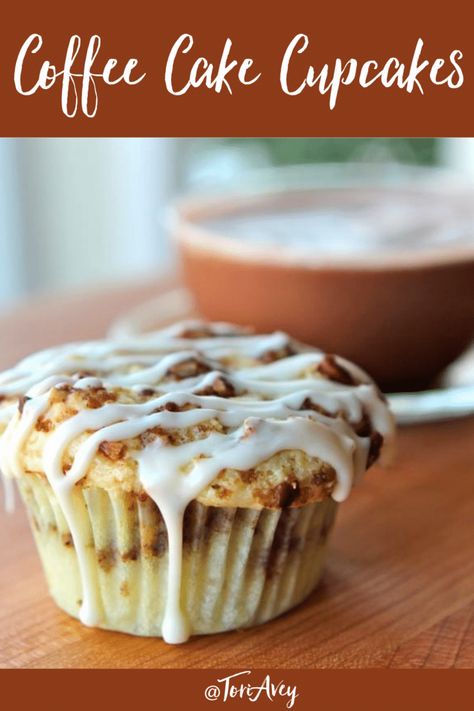 Gf Muffins, Icing Glaze, Buttermilk Muffins, Gf Sweets, Quinoa Flour, Breakfast Coffee Cake, Coffee Cake Cupcakes, Toasted Quinoa, Cinnamon Roll Muffins