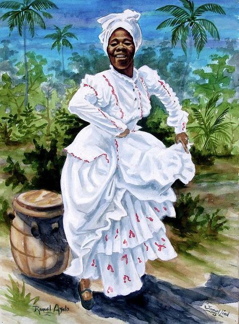 Puerto Rican Artwork, Puerto Rico History, Puerto Rico Art, Cuban Art, Puerto Rican Culture, Afrique Art, Dance Paintings, Caribbean Art, Black Art Painting