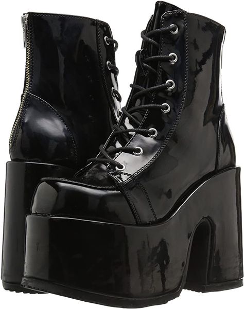 Demonia Boots, Goth Shoes, Goth Boots, Demonia Shoes, Platform Boots Chunky, Gothic Shoes, Dr Shoes, Estilo Punk, Aesthetic Shoes