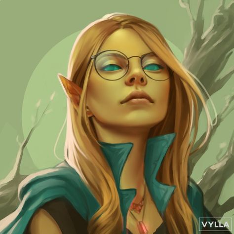 Risa Hulett 🔜 Commissions en Twitter: "Lunchbreak token of the day!! #DND… " Elf With Glasses, Cartoon Characters With Glasses, Characters With Glasses, Elf Wizard, Dnd Tokens, Wizard Robes, Female Elf, Female Cartoon Characters, Elves And Fairies