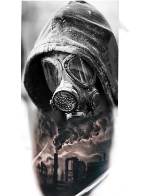 Gasmask Tattoo, Nuclear Tattoo, Mad Max Tattoo, Gas Mask Tattoo, Pagan Tattoo, Soldier Tattoo, Hawk Tattoo, Wolf Tattoo Sleeve, Girl Face Tattoo