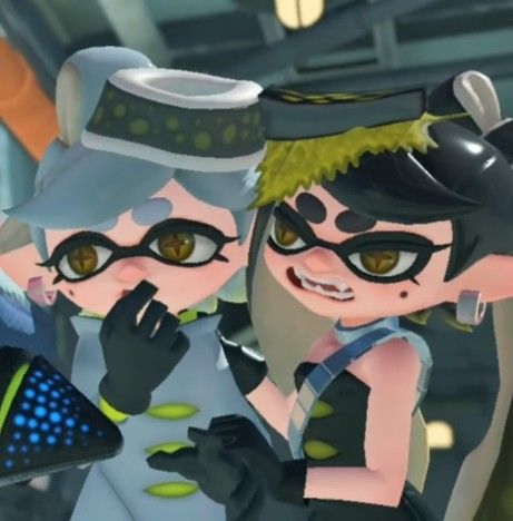 Shiver Splatoon Pfps, Squid Sisters Splatoon, Splatoon Screenshots, Callie Marie, Splatoon Squid Sisters, Splatoon Idols, Splatoon Squid, Squid Sisters, Splatoon Memes