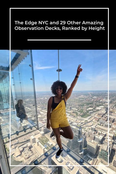 Edge NYC is one of the latest observation decks that brings travelers to new heights. The Edge Nyc, Observation Deck, New York Travel, The Edge, Decks, Travel Destinations, Louvre, New York, Building