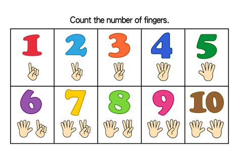 Finger Number Chart Download Picture｜illustoon Number Chart 1-20, Number Charts For Preschool, Number Chart Preschool, Number Chart 1 20, Teaching Clipart, Chart School, Number Learning, Number Flashcards, Alphabet Worksheets Kindergarten