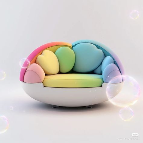 Bubble Furniture, Modern Lounge Chair Design, Interior Room Decoration, Fantasy Furniture, Silver Furniture, Artistic Furniture, Cute Furniture, Furniture Design Chair, Cozy Couch