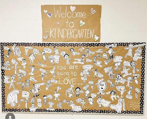 Kindergarten Door, Kindergarten Orientation, Family Bulletin Boards, Orientation Day, Kindergarten Bulletin Boards, Craft Activities For Toddlers, Welcome To Kindergarten, Dream Classroom, Welcome To School