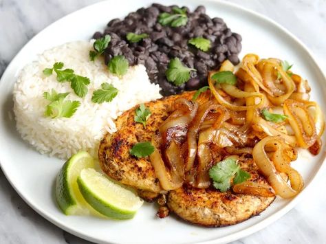 32 Chicken Breast Recipes to Make You Like White Meat Sautéed Onions, Cuban Black Beans, Black Beans And Rice, Cuban Style, Freshly Squeezed Orange Juice, Citrus Chicken, Cuban Recipes, Chicken Cutlets, Serious Eats