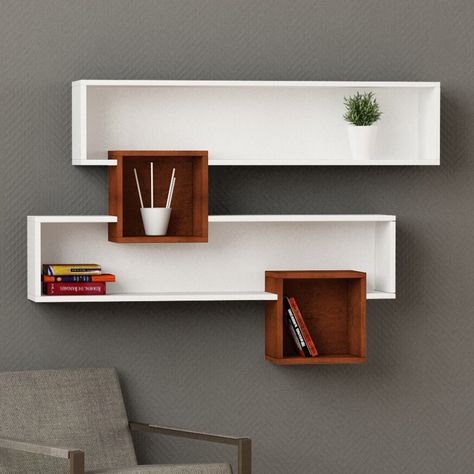 Shelf Decorating, Shelf Decorations, Shelves Design, Modern Wall Shelf, Interior Design Per La Casa, Room Shelf, Shelf Decoration, Decorative Shelf, Home Decor Shelves