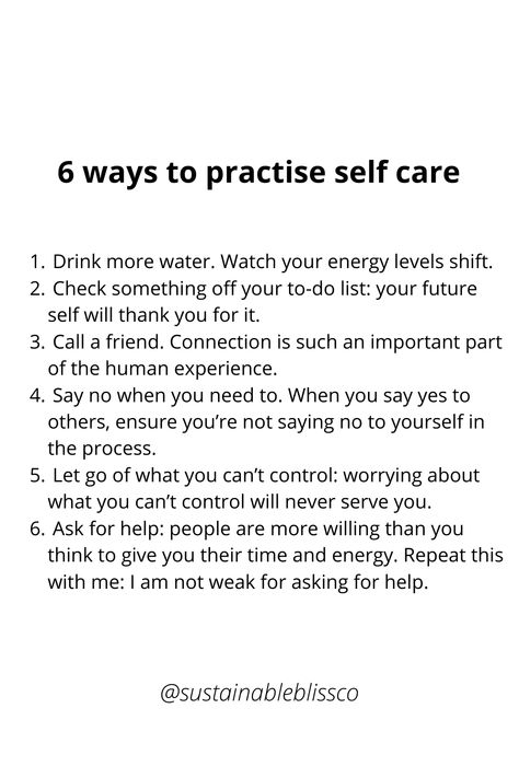 We’ve curated a list of 30+ ways to reconnect with ourselves, stay motivated, and create rituals and routines that bring us peace. We hope these provide you with some inspiration and ideas on how you can begin to cultivate a self-care practice that works for you. You are uniquely you. Self-care looks different to everyone, and will look different individually as well depending on how you’re feeling in the moment. Why do you feel called to this concept of self-care? #selfcare #simpleselfcare What Self Care Looks Like, How Can I Work On Myself, What Does Self Care Look Like, How Can I Take Care Of Myself, How Can I Improve Myself, How To Value Myself, How Can I Love Myself, How To Take Care Of Myself, How To Make Myself Happy