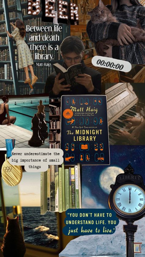 The Midnight Library, Booktok Aesthetic, Aesthetic Library, Library Reading, Recommended Books To Read, Romantic Books, Literature Books, World Of Books, The Midnight