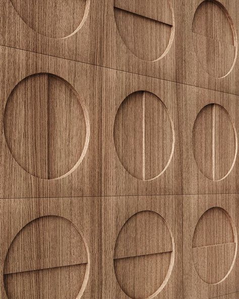 Wood Patterns Design, Cycle Of The Moon, Wood Wall Cladding, Millwork Design, Wooden Wall Cladding, Wood Panel Wall, Wood Feature Wall, Wood Wall Panel, Chuncheon