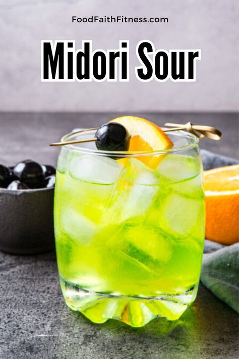 Quench your thirst with the vibrant and tangy Midori Sour recipe! This easy-to-follow cocktail recipe combines the luscious flavor of Midori melon liqueur with zesty citrus notes, making it the perfect refreshing sip for any occasion. Mix, pour, and enjoy! Midori Sour Recipe, Air Fryer Popcorn, Microwave Caramel Corn, Oven Ribs, Fall Treats Recipes, Midori Sour, Midori Melon, Pork Ribs Recipe, Recipe Air Fryer