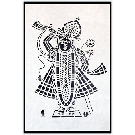 Source: Google Images Sanjhi Art, Buddha Tattoo Design, Buy Paintings Online, Paper Cut Design, Pichwai Paintings, Cnc Design, Krishna Painting, Indian Art Paintings, Lasercut Design