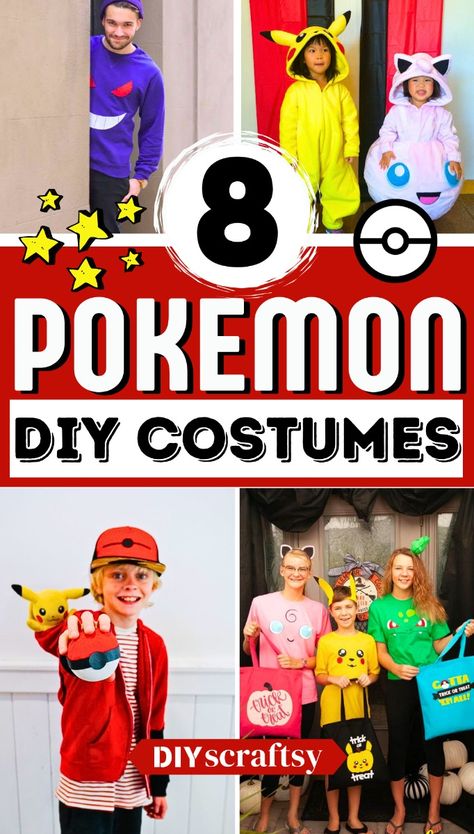 If this Halloween, your childhood fandom for Pokémon has got alive again, you have come to the right place. In this post, we gonna share 8 easy and cost-effective DIY Pokemon costume ideas for kids to adults. Whether you have been Ash lover or Pikachu or of Squirtle, this list has a guide for every taste. Pokémon Halloween Costume, Diy Pokemon Costume, Pokemon Costumes Kids, Pikachu Costume Diy, Ash Pokemon Costume, Pokemon Costumes Diy, Pokémon Costume, Pokemon Trainer Costume, Squirtle Costume