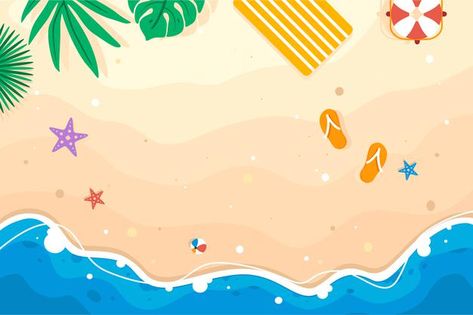 Summer theme banner on beautiful beach a... | Premium Vector #Freepik #vector #background #banner #flower #flyer Baby Boutique Display, Beach Graphics, Banner Flower, Sand Background, Black Friday Sale Banner, Summer Banner, Underwater Art, Theme Background, Beach Posters