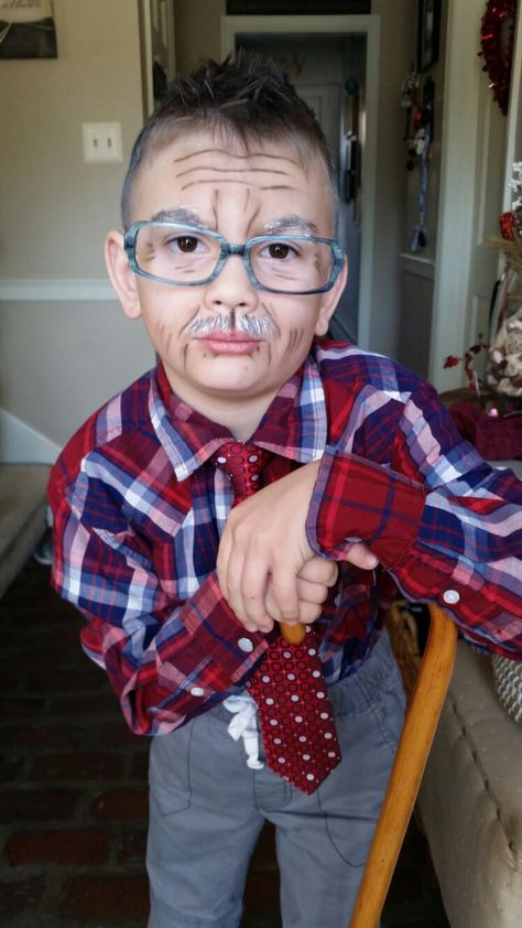 100 yr old man for 100th day of school! 100th Day Of School Outfits For Boys, 100 Days Of School Dress Up Old Man, 100 Days Of School Ideas For Boys, 100 Days Of School Old Man, Kids 100 Day Of School Costume, 100 Days Of School Dress Up For Boys, 100th Day Of School Dress Up, 100th Day Of School Boy, 100 Days Of School Dress Up