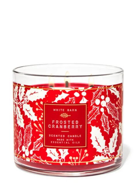 Bath & Body Works Reveals Its Most Popular Holiday Candles | Apartment Therapy Frosted Cranberry, Holiday Scented Candles, Bath & Body Works, Bath Body Works Candles, Christmas Scents, Holiday Scents, Bath Candles, Holiday Candles, White Barn