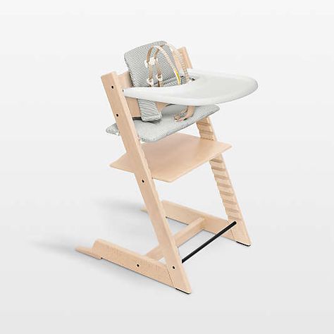 Stokke High Chair, Stokke Steps, Wooden High Chair, Tripp Trapp Chair, Baby Activity Gym, Wooden High Chairs, Stokke Tripp Trapp, Classic Cushions, Tripp Trapp