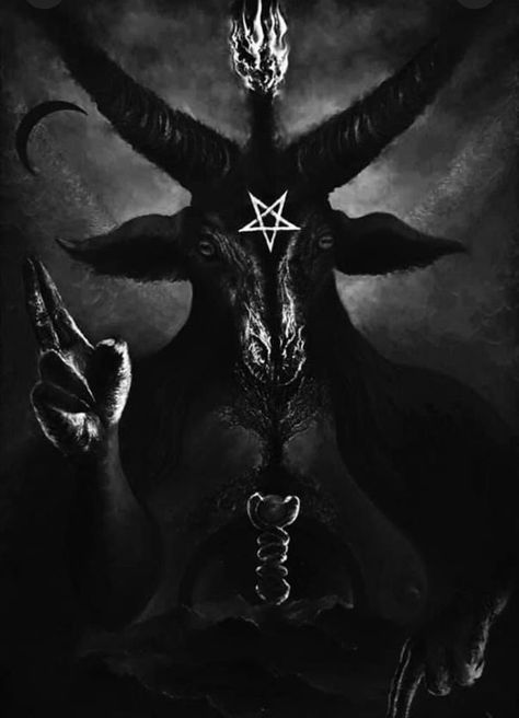 Pin on ✧･ﾟThe Devil✧･ﾟ Demonic Pictures, Asmodeus Demon, Lucifer Devil, Satanic Goat, Skull Art Print, Dark Art Photography, World Of Darkness, Occult Art, Dark Wallpaper Iphone