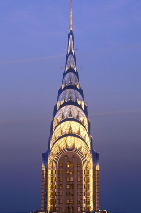 New York Chrysler Building, The Chrysler Building, New York City Architecture, Important Buildings, Art Deco Buildings Architecture, Art Deco New York, American Building, New York City Buildings, Home Decor Apartment