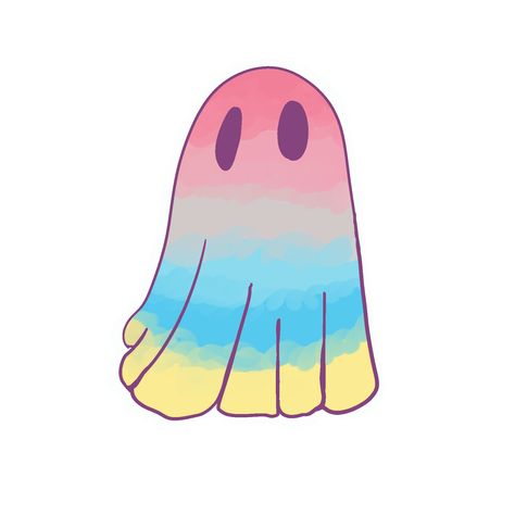 a drawing of the genderflux flag in shape of a ghost Pride Ghost, Pan Pfp, Pan Panic, Pan Flag, Pan Pride, Pride Stuff, Pansexual Flag, Pansexual Pride, Book Annotation