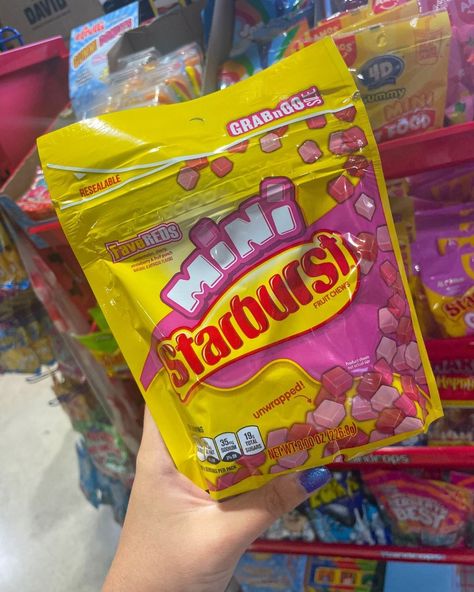 Tired of peeling the wrappers off of your Starburst? Try this Grab n Go bag of mini unwrapped Starburst! Now you can eat more with less fuss! Available in-store or online at www.sweetvintagetees.com #Starburst #StarburstMini #newcandy #newarrival Mini Starburst, Starburst Minis, Starburst Candy, Fruit Chews, Winter Dance, Birthday List, Girly Gifts, Birthday Wishlist, Mini Foods