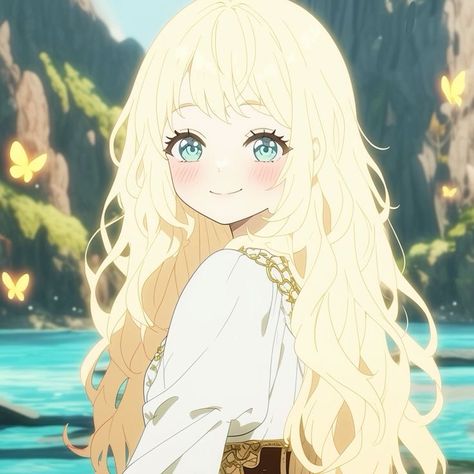 Blonde Hair Anime Character, Blonde Hair Drawing, Blonde Anime Woman, Blonde Anime Pfp, Blonde Hair Anime, Blonde Hair Characters, Blonde Anime Characters, Change Your Appearance, Blonde Anime