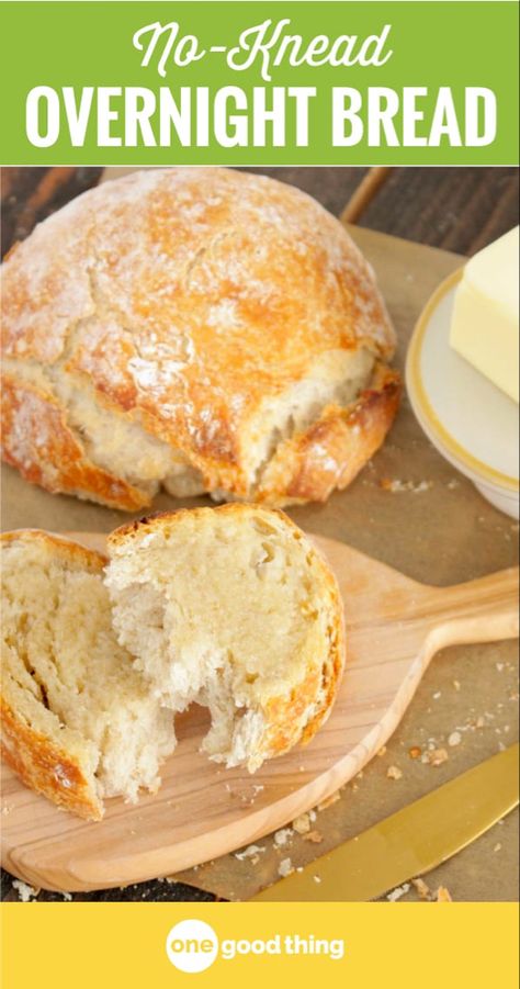 Overnight Bread, Best Homemade Bread, Homemade Baked Bread, Muffin Bread, No Knead Bread, Homemade Biscuits, Over Night, Easy Bread, Bread Machine