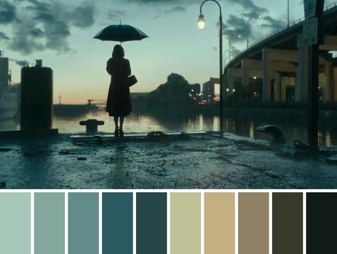 moviefilm cinematography color palette Joe Wright, Color In Film, Movie Color Palette, Shape Of Water, The Shape Of Water, Cinema Colours, Color Script, Design Palette, Atonement