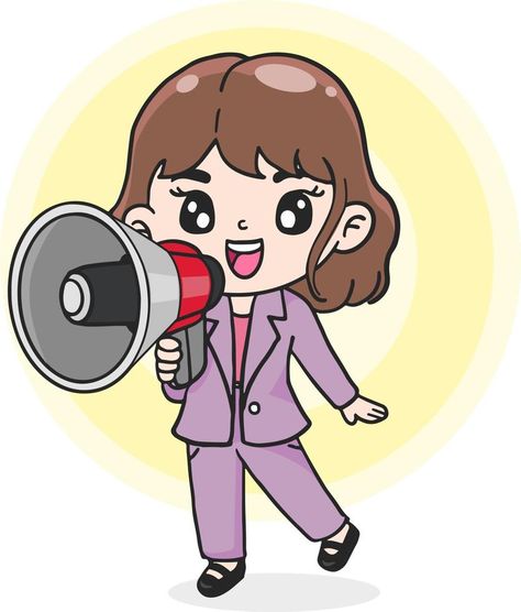 cartoon character business woman holding megaphone announce sale promotion, fast sales concept, flat illustration Business Women Cartoon, Promotion Illustration, Business Cartoons, App Promotion, Illustration Flat, Bff Pictures, Sale Promotion, Cute Easy Drawings, Girly Pictures