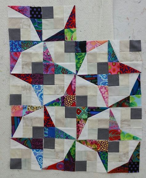 House Quilt Patterns, Patchwork Quilting Designs, Jen Kingwell, Quilt Blocks Easy, Scrappy Quilt Patterns, Scrap Quilt Patterns, Easy Quilt Patterns, Patchwork Quilt Patterns, Strip Quilts