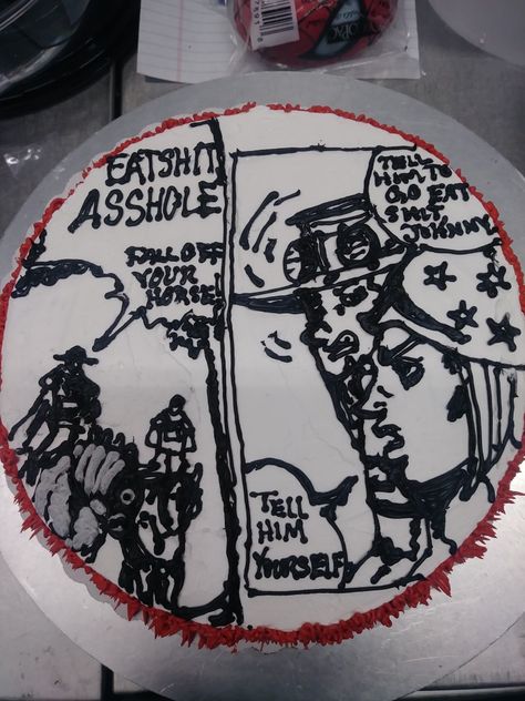 Jojo Cake Anime, Jjba Cake, Jojo Cake, Anime Cake, Jojo Bizzare Adventure, Jojo Bizarre, Jojo's Bizarre Adventure, Cake Decorating, Hand Drawn