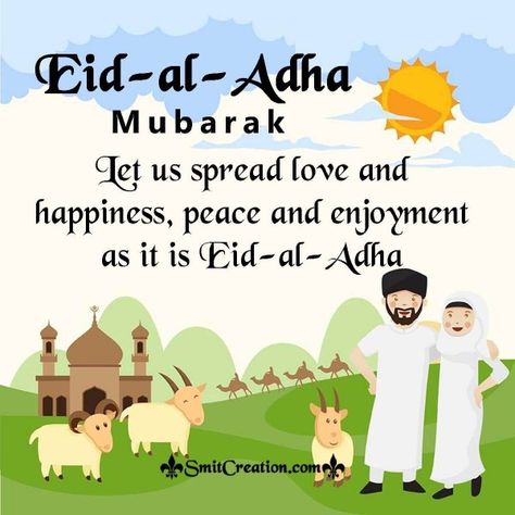 Eid-al-Adha Bakrid Wishes, Messages Images - SmitCreation.com Happy Bakrid Wishes, Bakrid Mubarak Wishes, Bakrid Mubarak Images, Bakrid Wishes, Bakrid Mubarak, Eid Al Adha Wishes, Jumuah Mubarak Quotes, Jumuah Mubarak, Eid Mubarek