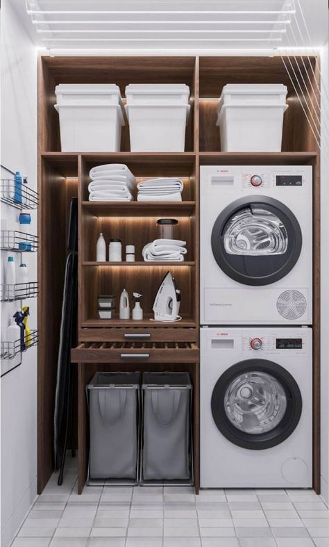 Small Utility Room, Stylish Laundry Room, Dream Laundry Room, Laundry Room Closet, Laundry Room Layouts, Laundry Room Renovation, Laundry Design, Modern Laundry Rooms, Laundry Room Remodel