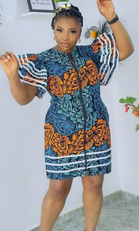 Short Ankara Free Gown Styles, Short Classy Ankara Gown, Latest Ankara Styles For Ladies 2024, Two Yards Ankara Short Gown Styles, Short Ankara Styles Gowns, Simple Ankara Short Gown Styles 3yards, Short Free Gown Ankara Styles, Short Gown Styles For Ankara, 3 Yards Ankara Gown Styles