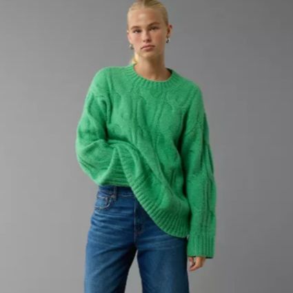 Check this out! ⚡ Kelly Green Sweaters by Kelly Green Me https://www.shopper.com/p/QJaW Kelly Green Sweater, Green Sweaters, Sweater Collection, Cable Knit Sweater, Green Sweater, Puffer Vest, Kelly Green, Tunics, Knit Cardigan