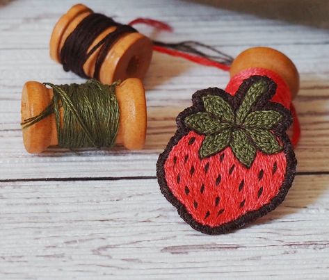 How to Make Your Own Embroidery Patches | DIY | LoveCrafts Embroidered Badges Diy, Embroider Patch Diy, Patch Embroidery Diy, Diy Embroidered Brooch, How To Embroider A Patch By Hand, Embroidery Pins Diy, Embroidery Badges Diy, How To Embroider A Patch, How To Embroider Patches