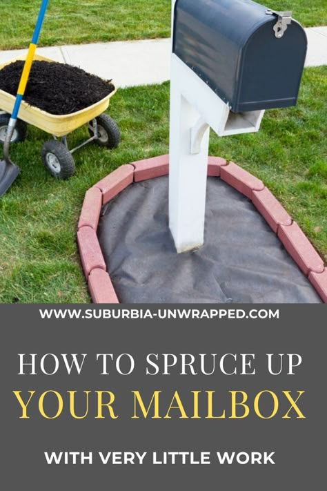 Mailbox Plants, Mailbox Planter, Brick Mailbox, Mailbox Flowers, Mailbox Garden, Mailbox Makeover, Mailbox Landscaping, Diy Mailbox, Diy Curb Appeal