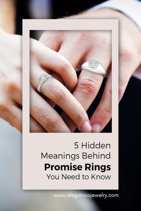 Promise rings are often given and worn by couples, but have you ever wondered what is the meaning behind these commitment rings? Learn more about the symbolism of promise rings with Eleganzia Jewelry today. Rings Meaning, Boyfriend Promise Ring, Relationship Rings, Ring Meaning, Couple Rings Silver, Matching Couple Rings, Commitment Rings, Silver Collection, Casual Jewelry