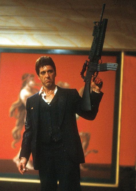 Scar Face Al Pacino, Scar Face Movie, Tony Montana Aesthetic, Scar Face Aesthetic, Hollywood 90s, 90s Hollywood, Scarface Poster, Scar Face, Donnie Brasco